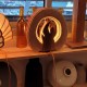 Lampe à poser en bois massif design et lumineuse série 2024-02 numérotée de 1 à 7