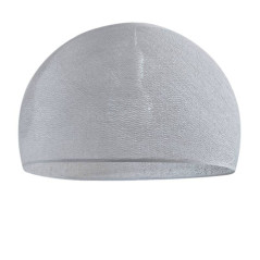Suspension Coupole Gris Perle en fil polyester - 2 diamètres aux choix