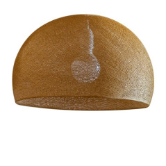 Suspension Coupole Tabac en fil polyester - 2 diamètres aux choix