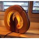 Lampe à poser en bois massif design et lumineuse série 2024-02 numérotée de 1 à 7