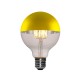 LED Lampe mit goldener Kappe