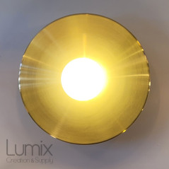 Applique murale disque Laiton véritable ou en plafonnier 320 mm de diamètre