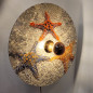 Applique disque Helios Etoiles de mer - Disque 40 cm environ Aluminium imprimé