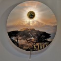 Applique disque Helios Kilimandjaro - Disque 40 cm environ Aluminium imprimé