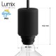 Lampe en suspension pour l'extérieur - Luminaire sur-mesure étanche IP65 - Douille à bague