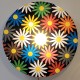 Applique disque Helios Flowers - Disque 40 cm environ Aluminium imprimé