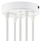 Private - Pendant light Medusa 5 lamp sockets with rings or smooth choice