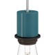 Private - Pendant light Medusa 5 lamp sockets with rings or smooth choice