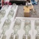 Pendant light bottle in yellow tinted glass - E14 or E27 socket of your choice