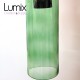 Pendant light bottle in yellow tinted glass - E14 or E27 socket of your choice
