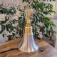 Lampe de table laiton véritable et aluminium