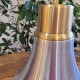 Real brass and aluminum table lamp