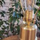 Real brass and aluminum table lamp