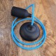 Suspension porte-douille et rosace silicone Noir