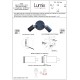 Wall lamp double lamp - Mini bulb GU10