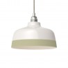 Sage Green White Ceramic Suspension - Handmade in our workshops