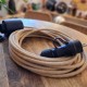 Lampe baladeuse à suspendre utilisable à l'extérieur - De 3 à 10 mètres de câble textile IP65 - 3 couleurs de douilles lisses