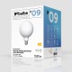 LED bulb in Porcelain G125 12W E27 Dimmable 2700K-IRC95