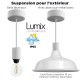 PRIVÉE - 3 SUSPENSIONS IP65 + BALADEUSE IP65 ET DIVERS