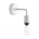 Applique murale étanche silicone IP65 - lampe fixe à bagues - Blanche