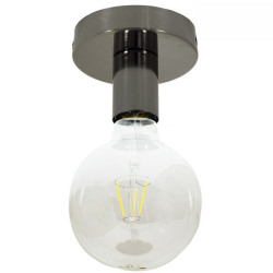 Lampe plafonnier ou en applique murale - Couleur métal Perle Noire