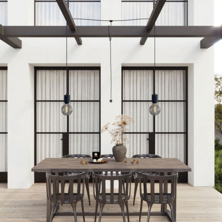 Guirlande mobile 7 m - 2 lampes IP65 