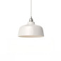 Suspension céramique blanche COPPA forme cloche fait main Suspension céramique blanche COPPA forme cloche fait main