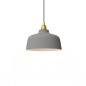 Suspension céramique COPPA forme cloche couleur effet ciment fait main Suspension céramique COPPA forme cloche couleur effet ciment fait main