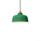 Suspension céramique COPPA forme cloche Vert feuille fait main Suspension céramique COPPA forme cloche Vert feuille fait main