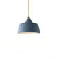 Suspension céramique forme cloche Bleu de Cobalt fait main Suspension céramique forme cloche Bleu de Cobalt fait main
