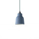 Suspension COPPA forme vase en céramique finition Bleu de Cobalt
