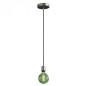 Suspension simple porte-douille et rosace inox satiné - dispositif à bague pour montage abat-jour de votre choix Suspension simple porte-douille et rosace inox satiné - dispositif à bague pour montage abat-jour de votre choix