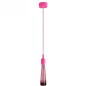Suspension simple porte-douille et rosace silicone Fuschia