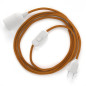 Lampe baladeuse câble textile souple Whiskey effet soie