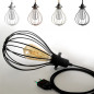 Lampe baladeuse cage métal DROP à poser ou à suspendre