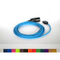Lampe baladeuse E27 avec interrupteur à personnaliser - câble textile, douille bakélite lisse Lampe baladeuse E27 avec interrupteur à personnaliser - câble textile, douille bakélite lisse