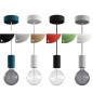 Lampe en suspension pour l'extérieur - Luminaire sur-mesure étanche IP65 - Porte-Douille silicone Lampe en suspension pour l'extérieur - Luminaire sur-mesure étanche IP65 - Porte-Douille silicone