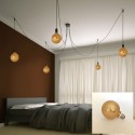 Suspension multiple OCTOPUS 5 Globes décoratifs interchangeables
