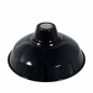Lampe en suspension pour l'extérieur - Luminaire sur-mesure étanche IP65 - Porte-Douille silicone noire à bague