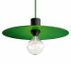 Zoom Suspension disque vert et douille et porte-douille noires