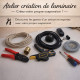 Atelier création de luminaire – Créez votre propre luminaire - LAMPE À SUSPENDRE TYPE LAMPE BALADEUSE