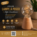 Atelier création de luminaire – Créez votre propre luminaire : LAMPE À POSER Style Scandinave