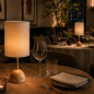Lampe nomade - ALBA -rechargeable en bois massif et laiton Lampe nomade - ALBA -rechargeable en bois massif et laiton