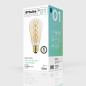 Ampoule LED Dorée Ligne 5V Filament à spirale Edison ST64 1,3W 80Lm E27 2500K Dimmable - B01