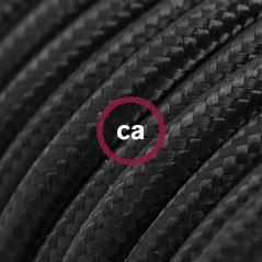 Câble textile noir