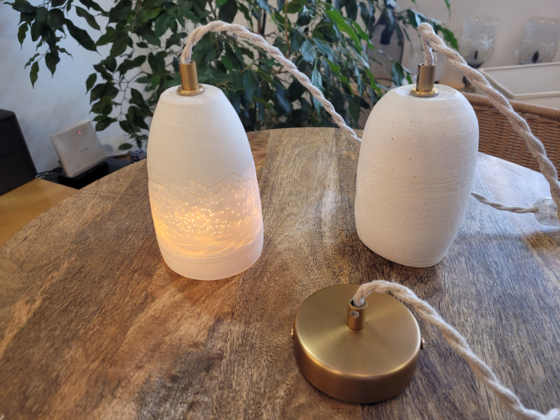 SUSPENSION PORCELAINE