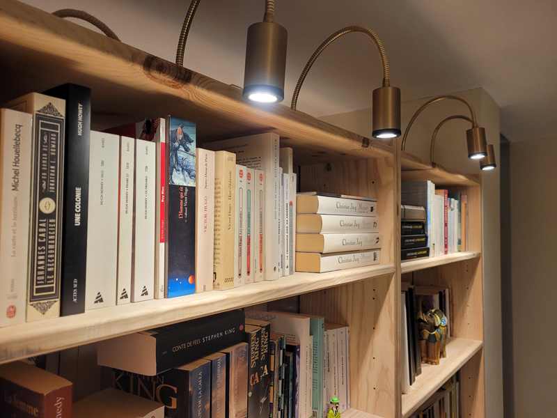 ÉTUDE ET CRÉATION ECLAIRAGE BIBLIOTHEQUE