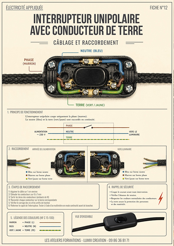 fiche cours montage interrupteur