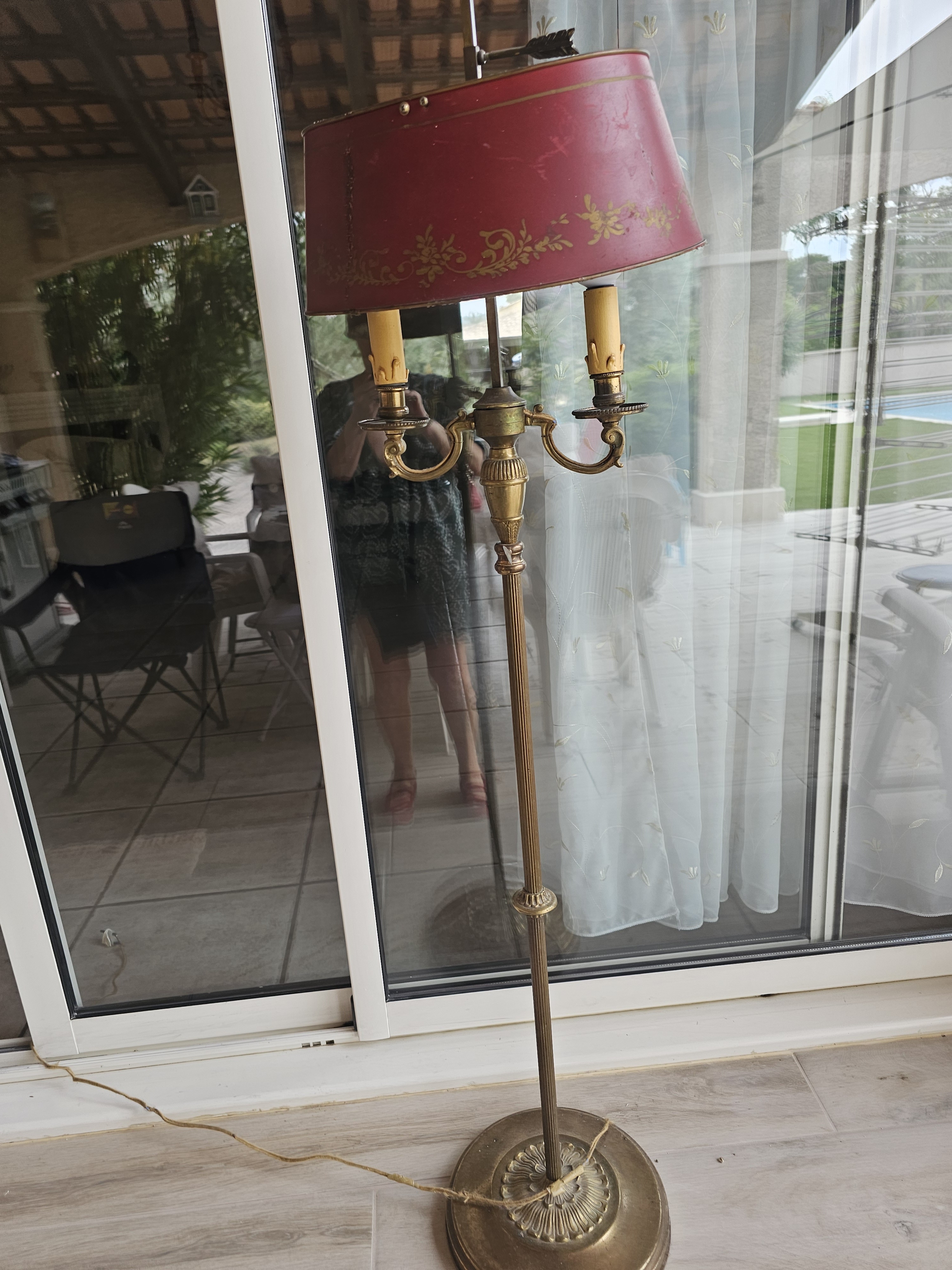 Lampadaire bouillotte