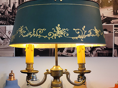 Restauration d’un ancien lampadaire bouillotte